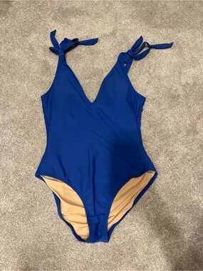 J. Crew women’s ' Royal Blue  One-Piece Swimsuit